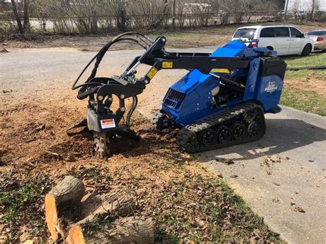 best mini skid steer stump grinder attachment|stump grinder for mini excavator.